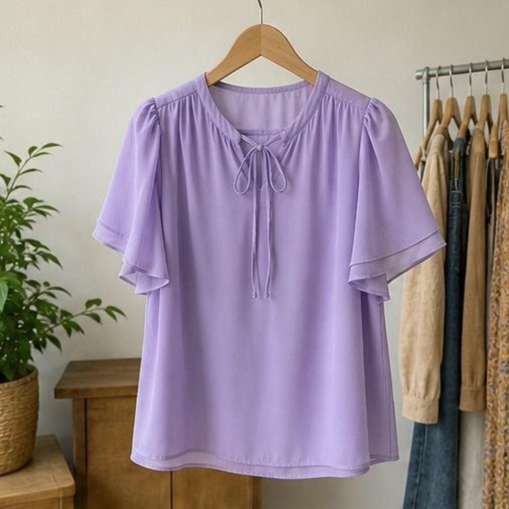 Lilac Tunic Blouse